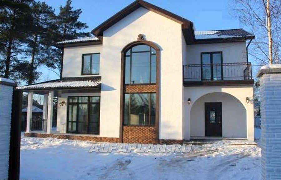 Строительство дома по проекту 398A - фото №1