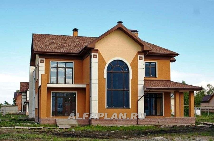 Строительство дома по проекту 398A - фото №4