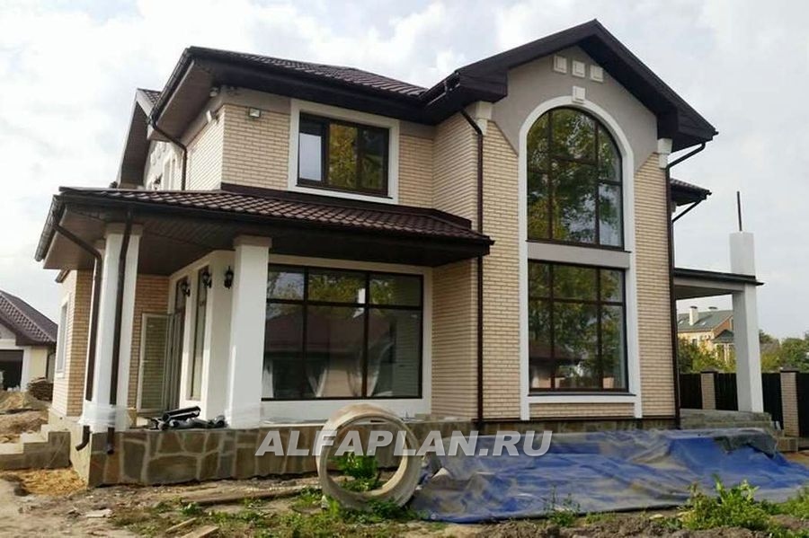 Строительство дома по проекту 398A - фото №5