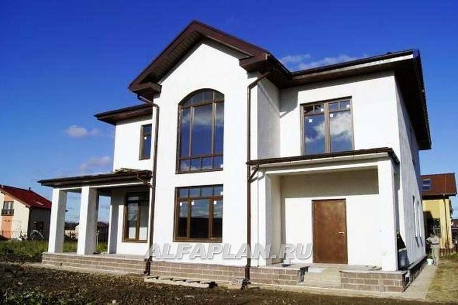 Строительство дома по проекту 398A - фото №6