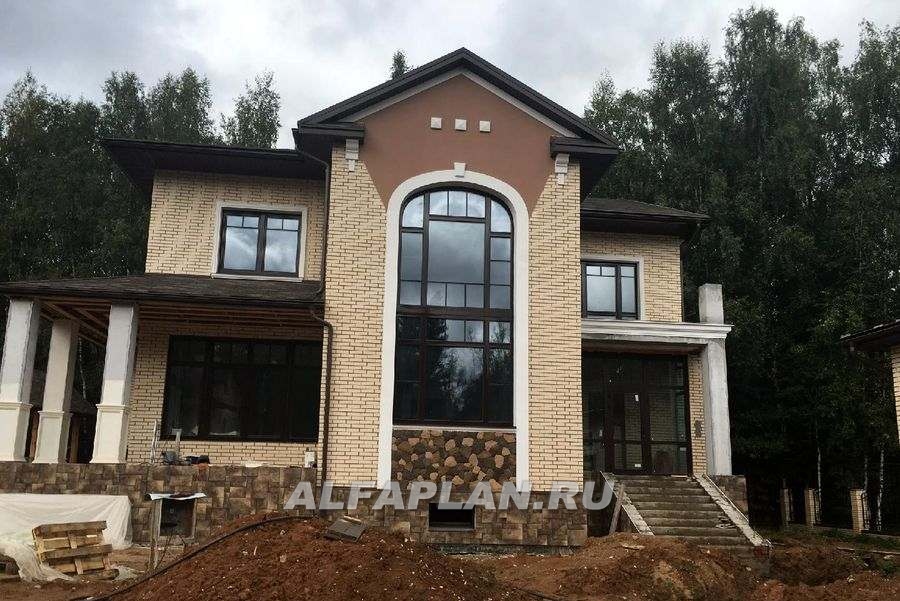 Строительство дома по проекту 398A - фото №8