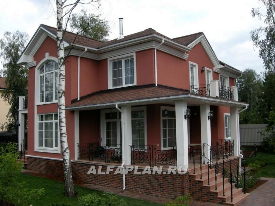 Строительство дома по проекту 398A - фото №11