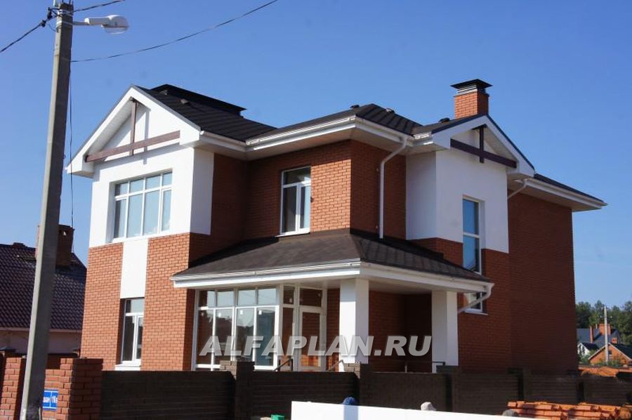 Строительство дома по проекту 128A - фото №2