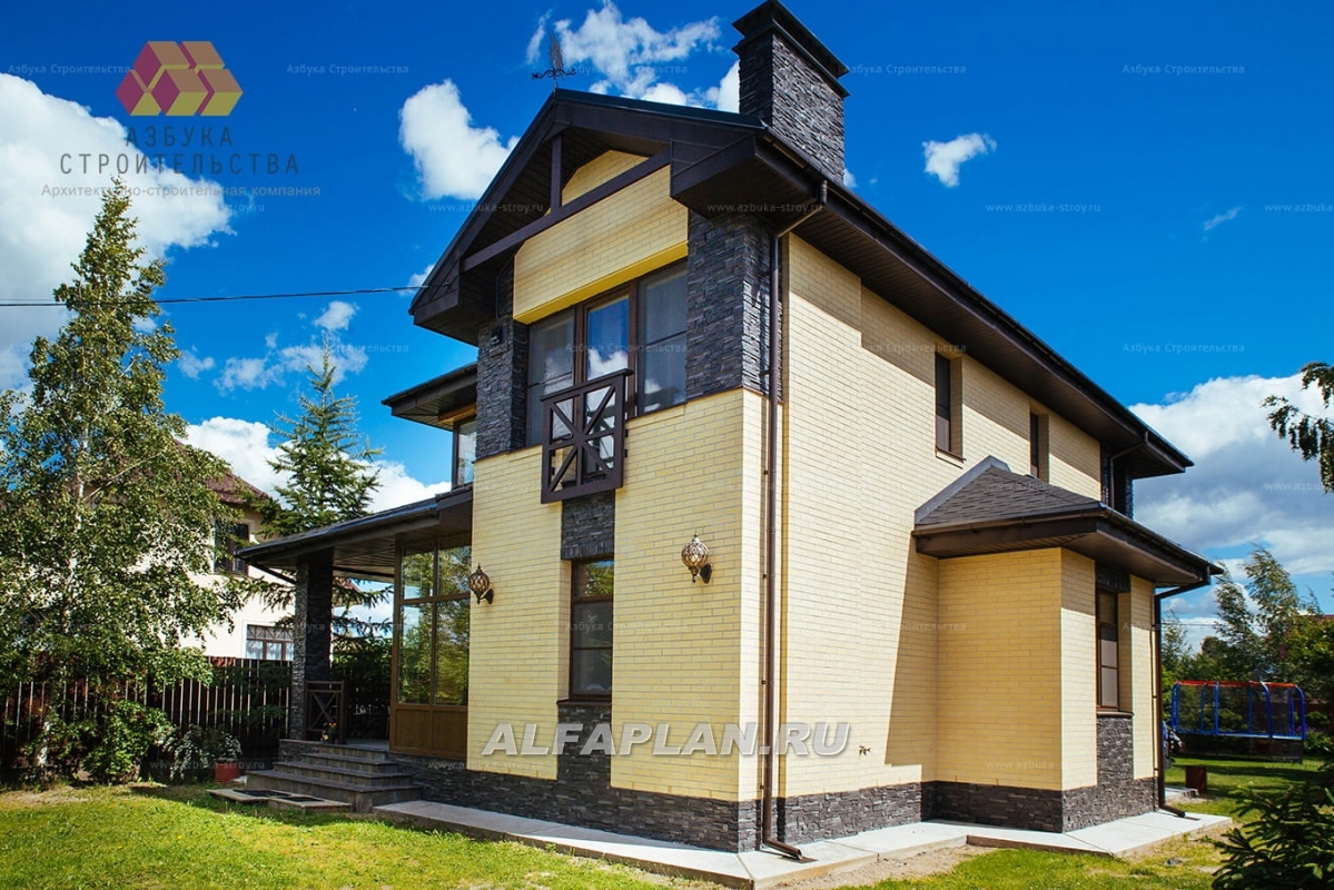 Строительство дома по проекту 128A - фото №1