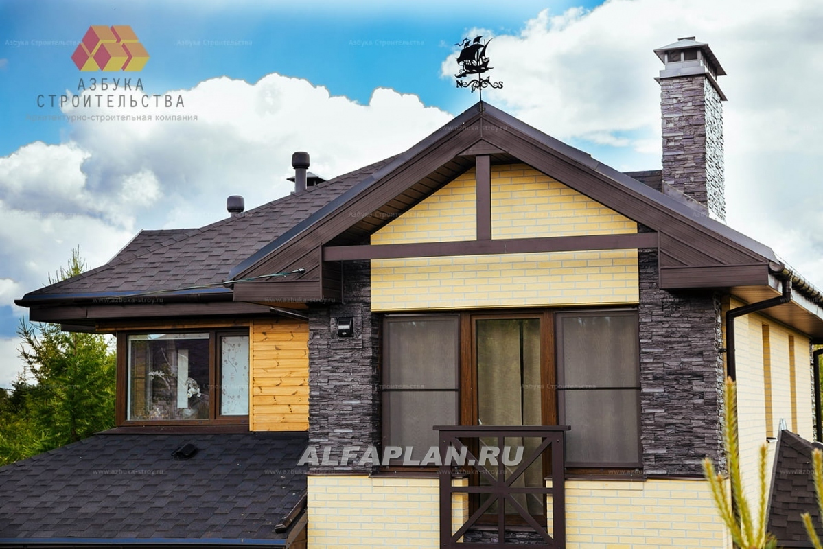 Строительство дома по проекту 128A - фото №5