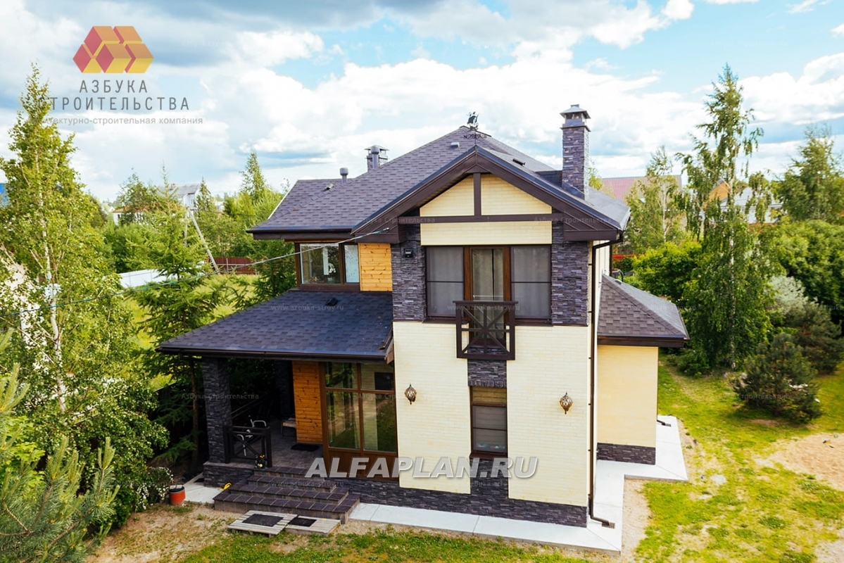 Строительство дома по проекту 128A - фото №6