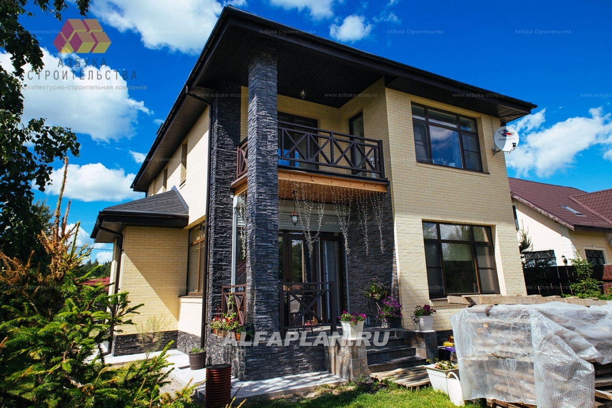 Строительство дома по проекту 128A - фото №7