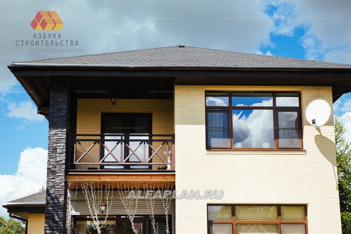 Строительство дома по проекту 128A - фото №8