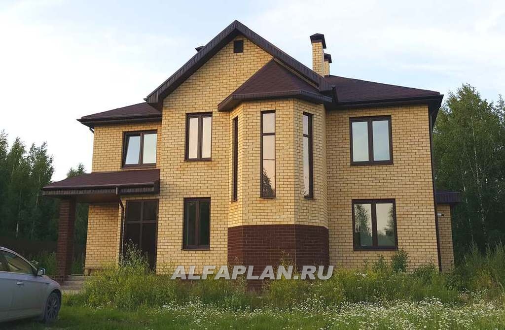 Строительство дома по проекту 132A - фото №1