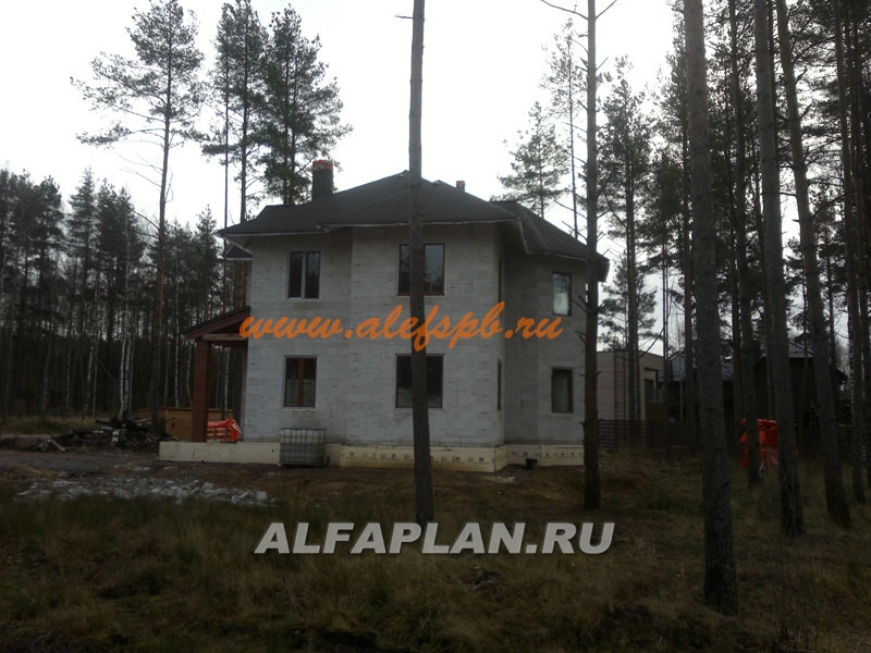 Строительство дома по проекту 132A - фото №6