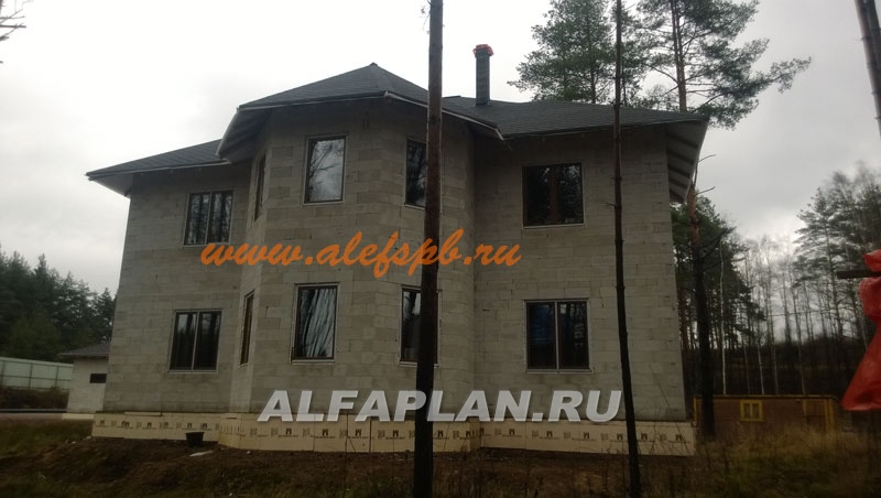 Строительство дома по проекту 132A - фото №8