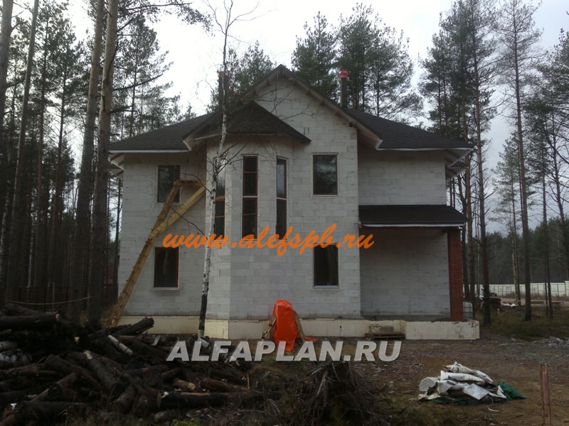 Строительство дома по проекту 132A - фото №10