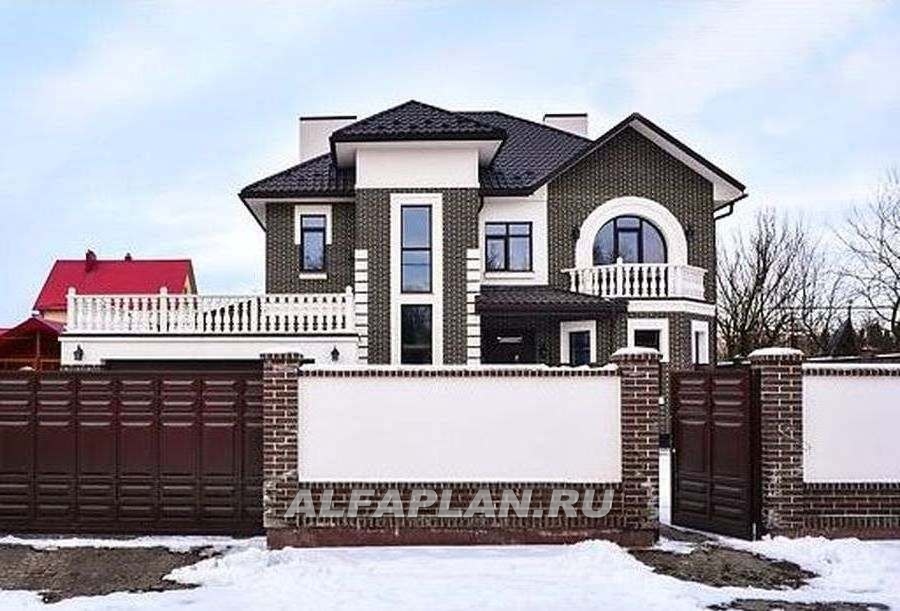 Строительство дома по проекту 137E - фото №2