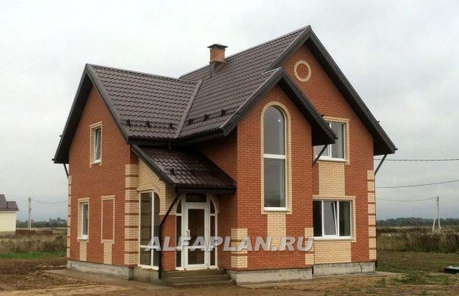 Строительство дома по проекту 185A - фото №1