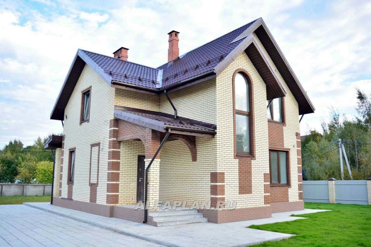 Строительство дома по проекту 185A - фото №1