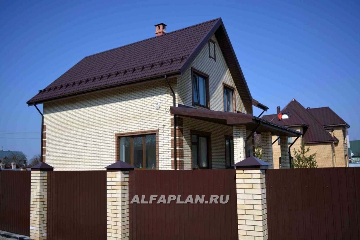 Строительство дома по проекту 185A - фото №4