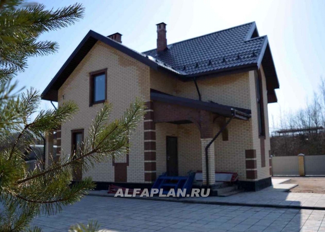 Строительство дома по проекту 185A - фото №10