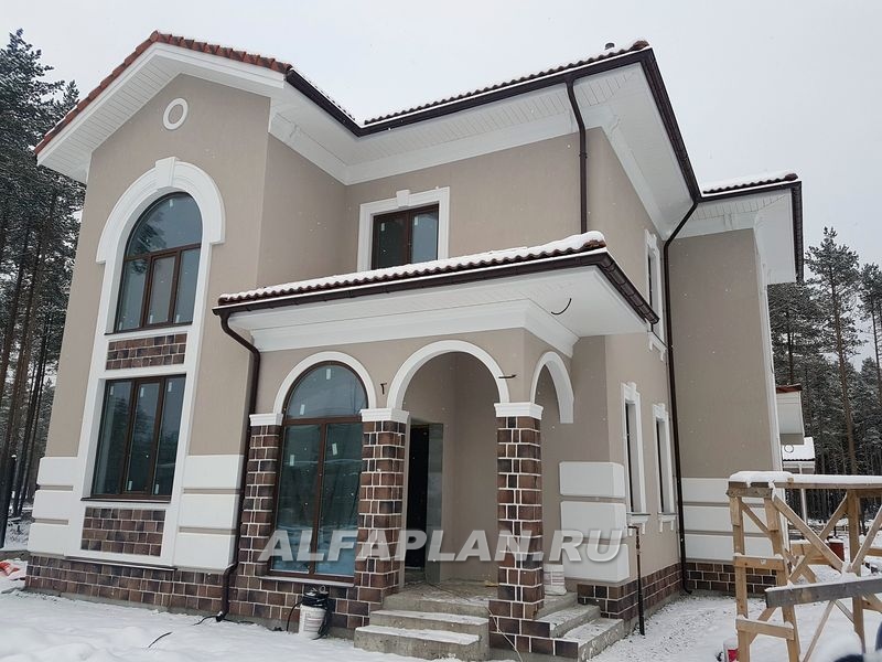 Строительство дома по проекту 186A - фото №1