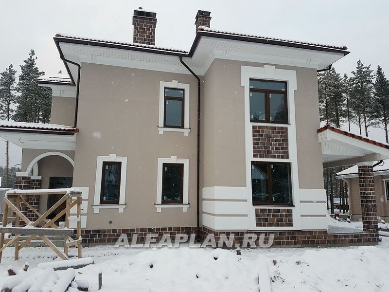 Строительство дома по проекту 186A - фото №3