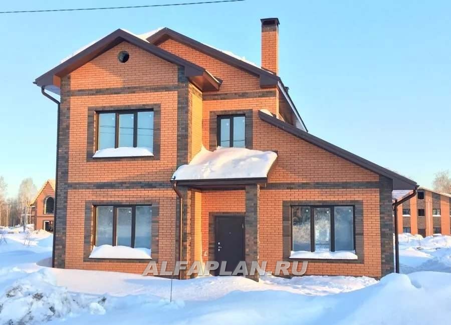 Строительство дома по проекту 191A - фото №1