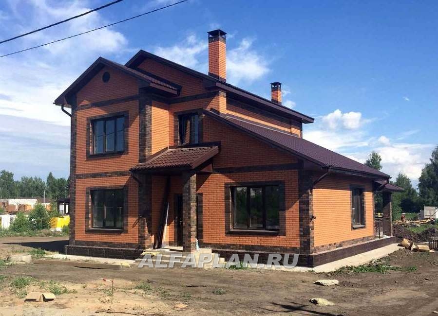 Строительство дома по проекту 191A - фото №5