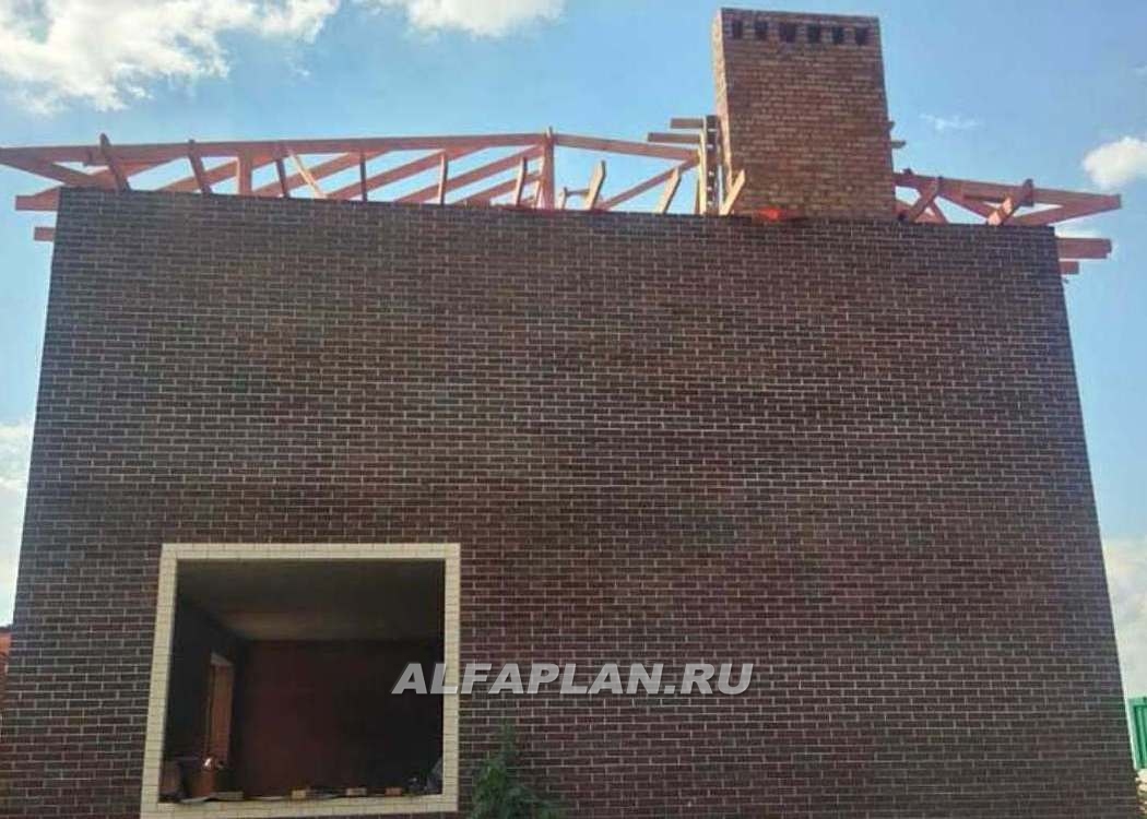 Строительство дома по проекту 317A - фото №6