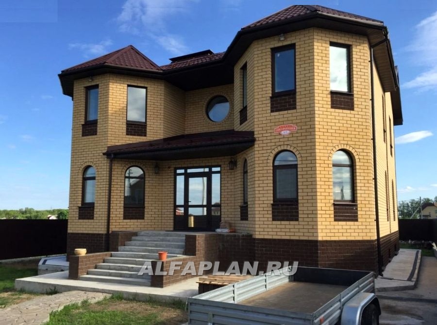 Строительство дома по проекту 49E - фото №3