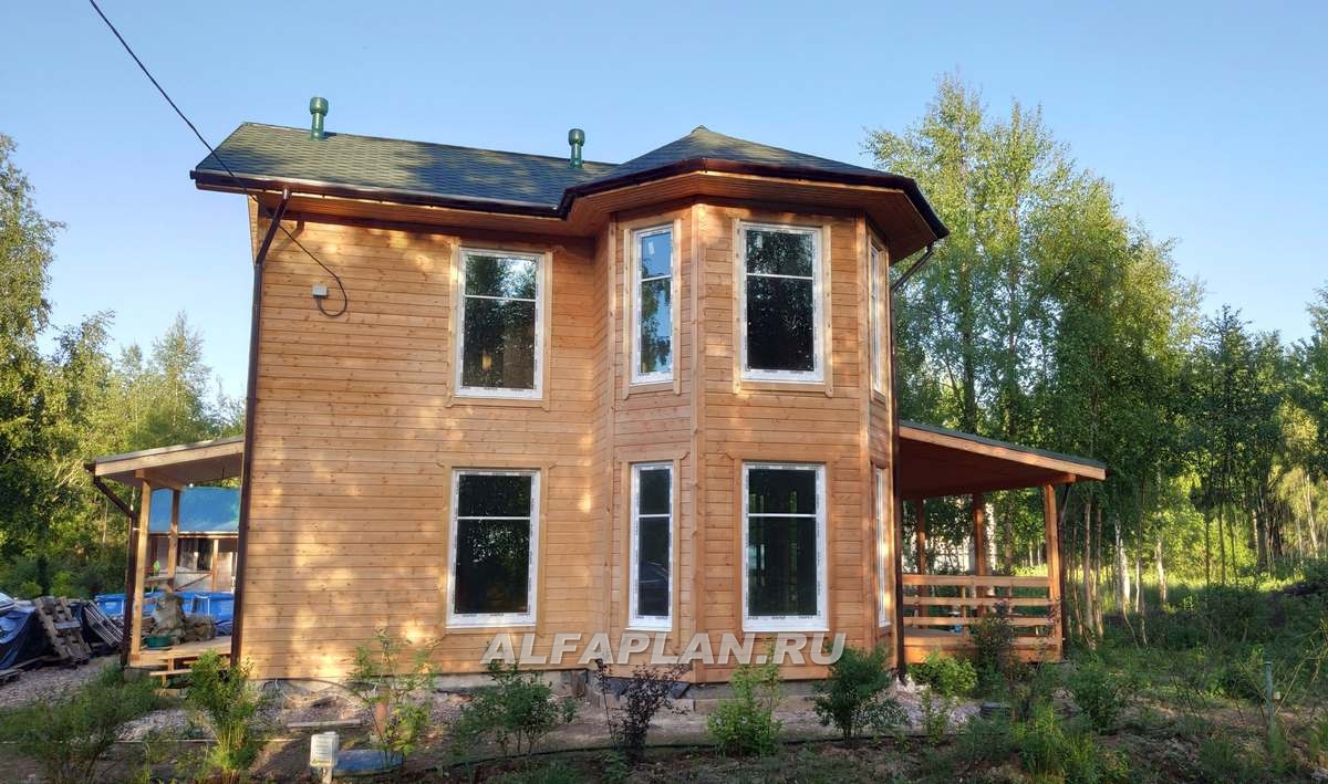 Строительство дома по проекту 382B - фото №1