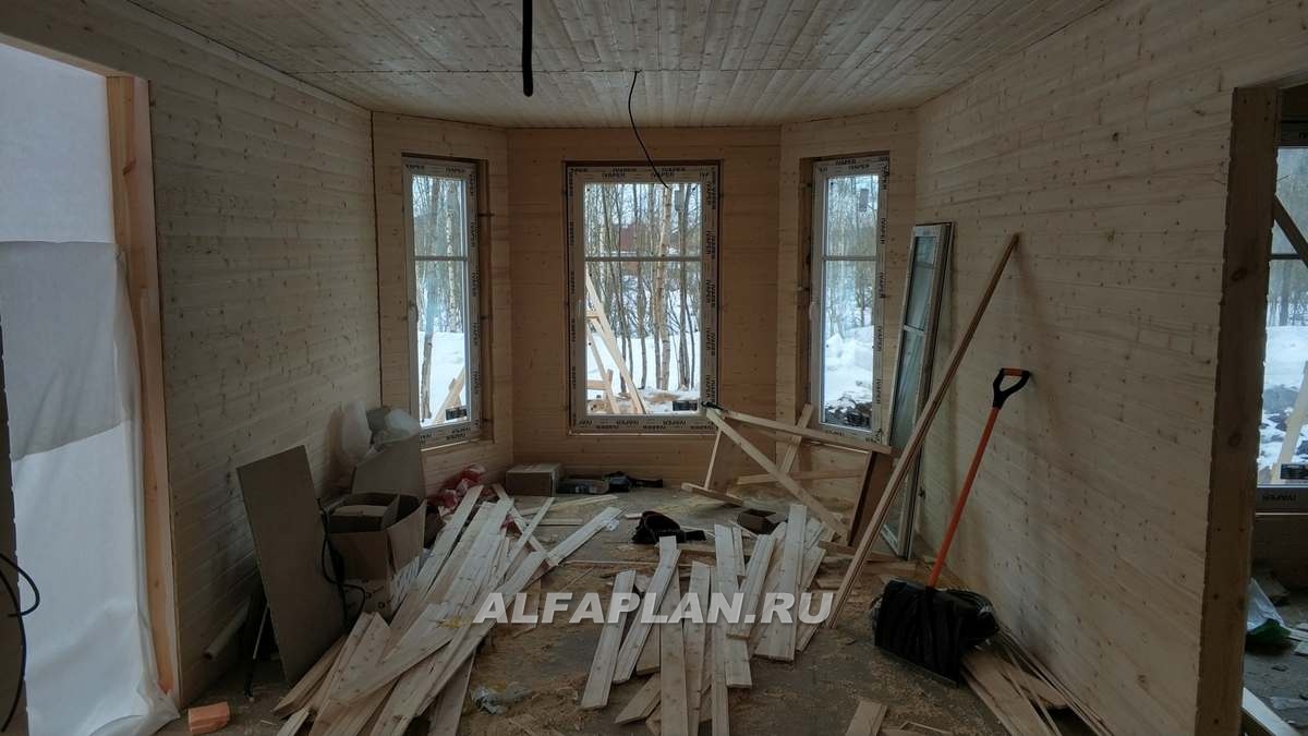 Строительство дома по проекту 382B - фото №9