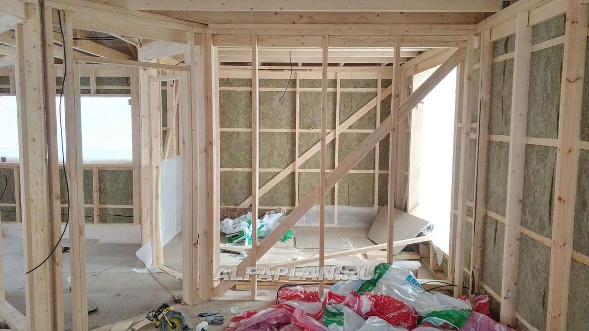 Строительство дома по проекту 382B - фото №15