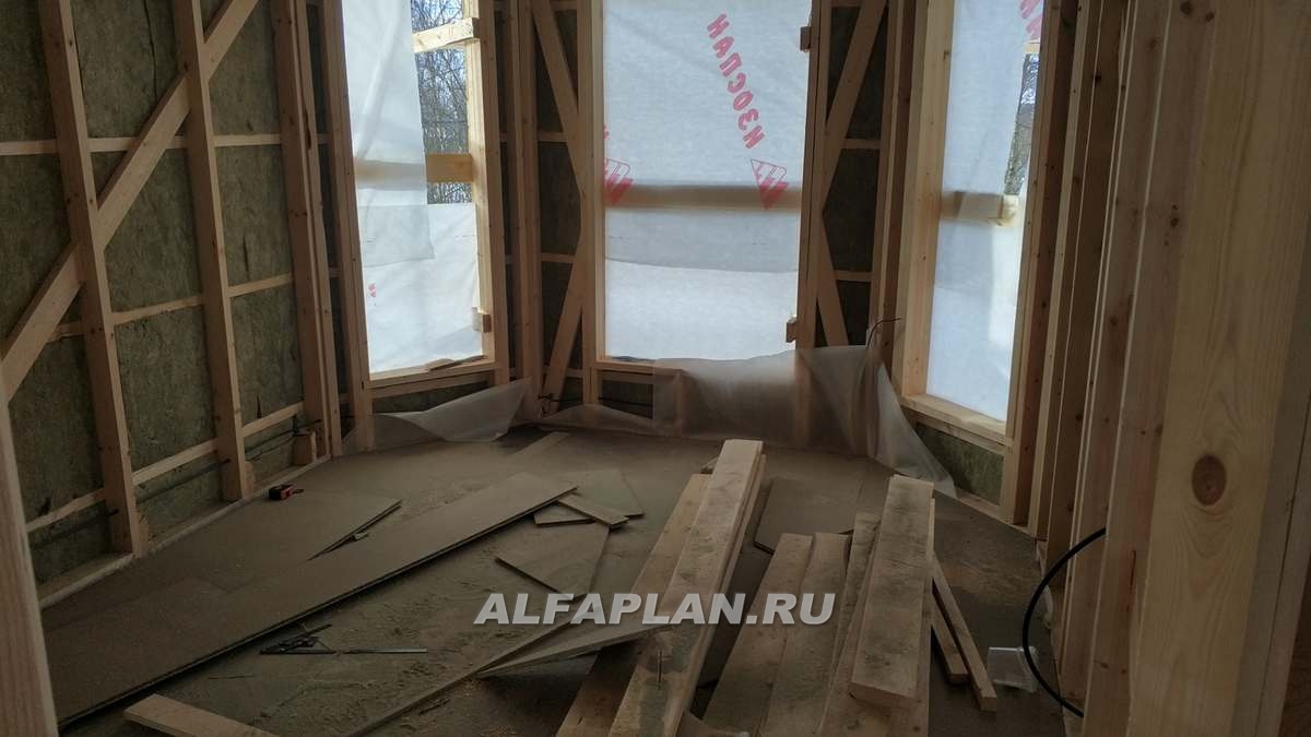 Строительство дома по проекту 382B - фото №18