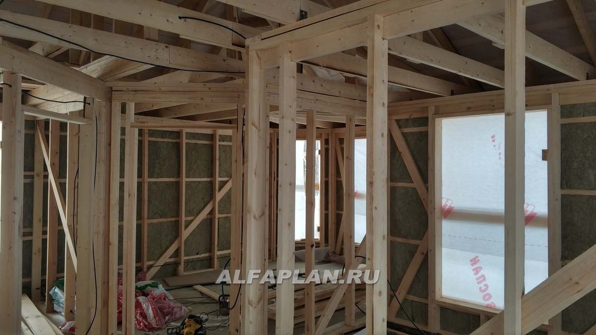 Строительство дома по проекту 382B - фото №22