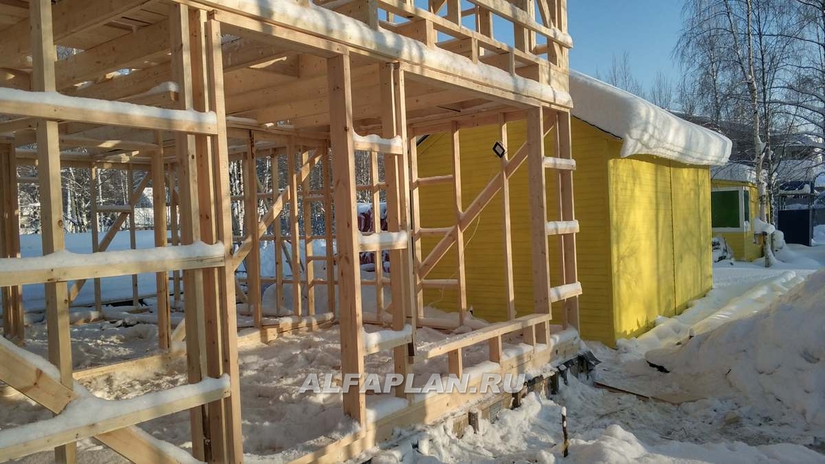 Строительство дома по проекту 382B - фото №33