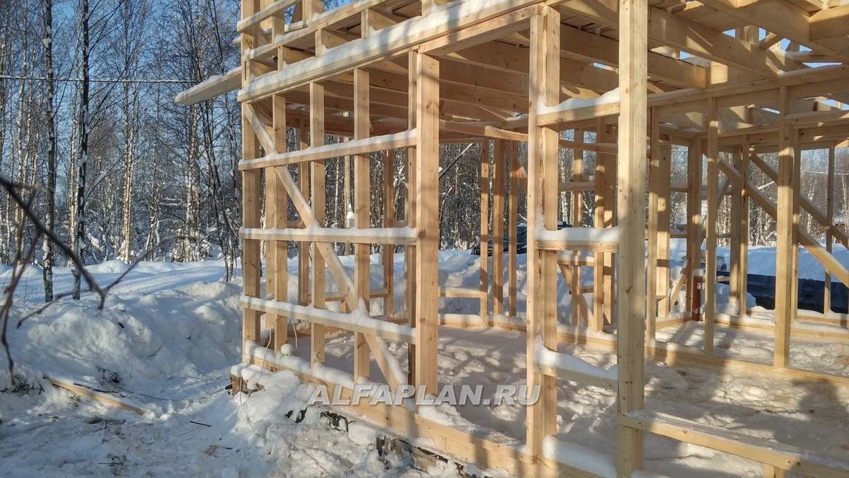 Строительство дома по проекту 382B - фото №34