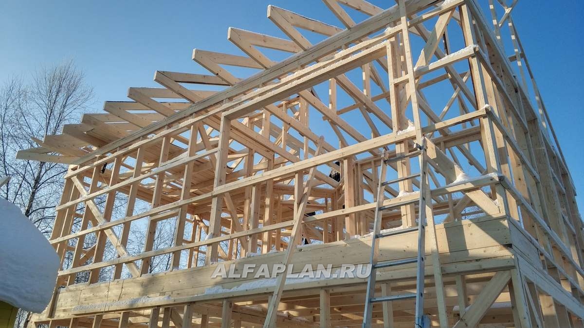 Строительство дома по проекту 382B - фото №35