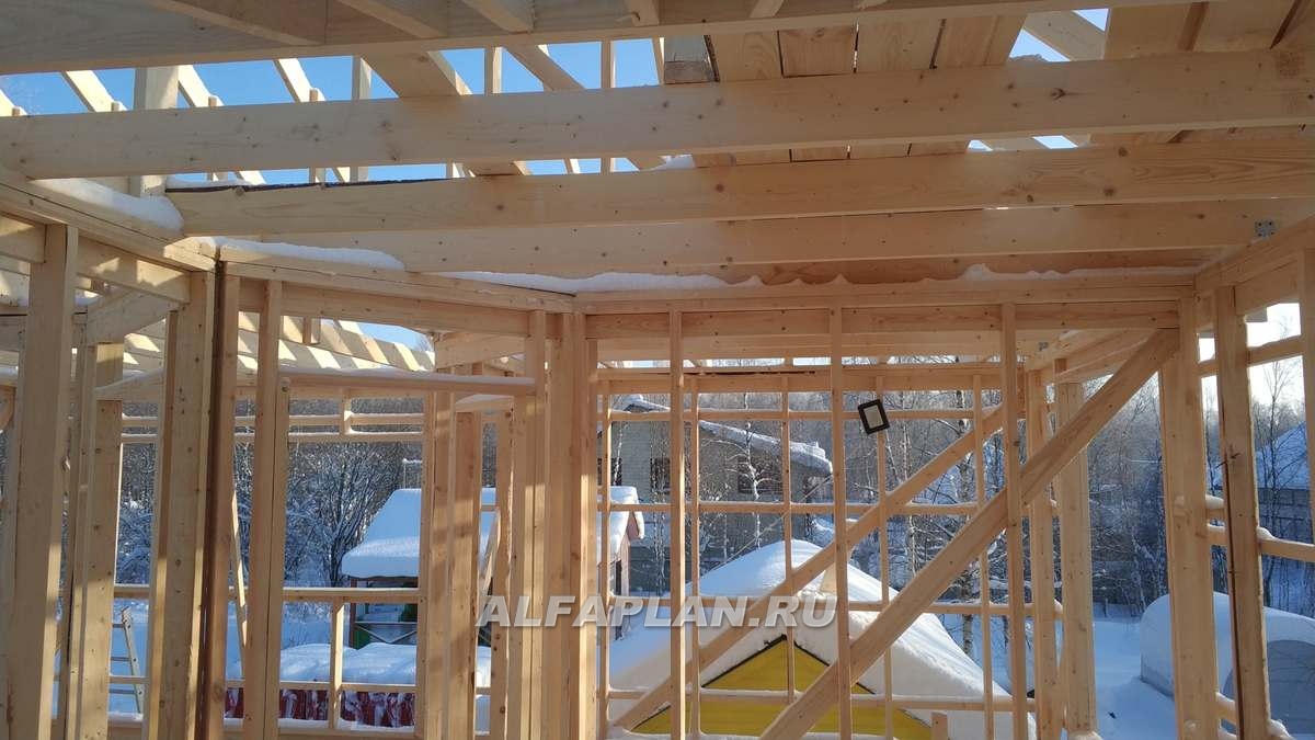 Строительство дома по проекту 382B - фото №41