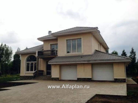 «Тургенев» - проект двухэтажного дома, с террасой и с гаражом, в классическом стиле - превью дополнительного изображения №2