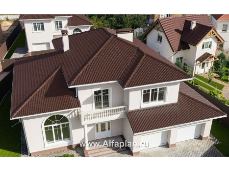 «Тургенев» - проект двухэтажного дома, с террасой и с гаражом, в классическом стиле - превью дополнительного изображения №3