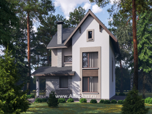 «Темная долина» - проект двухэтажного дома, с мансардой