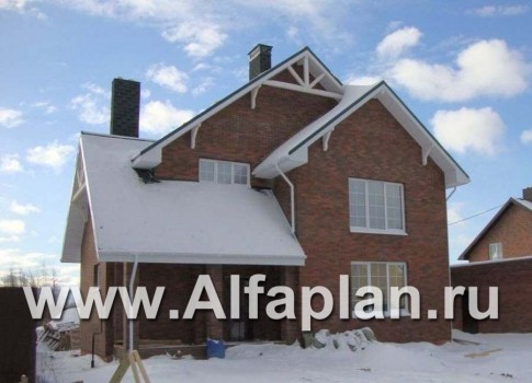 Проекты домов Альфаплан - «Новая пристань» - дом из газобетона для удобной загородной жизни - превью дополнительного изображения №2